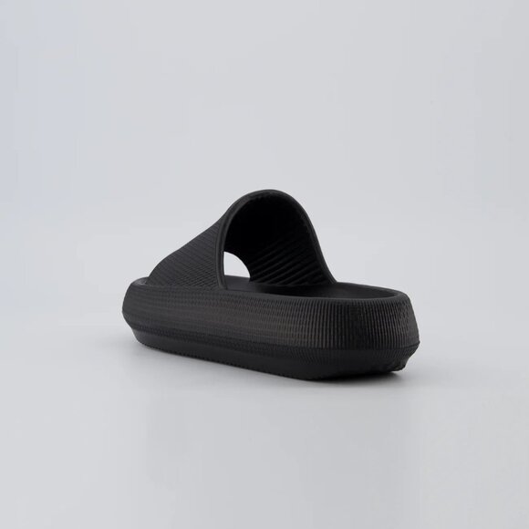 Cushionaire Feather Cloud Slide - Black (8) / 1.75" Platform, Waterproof / NWT - Picture 2 of 7
